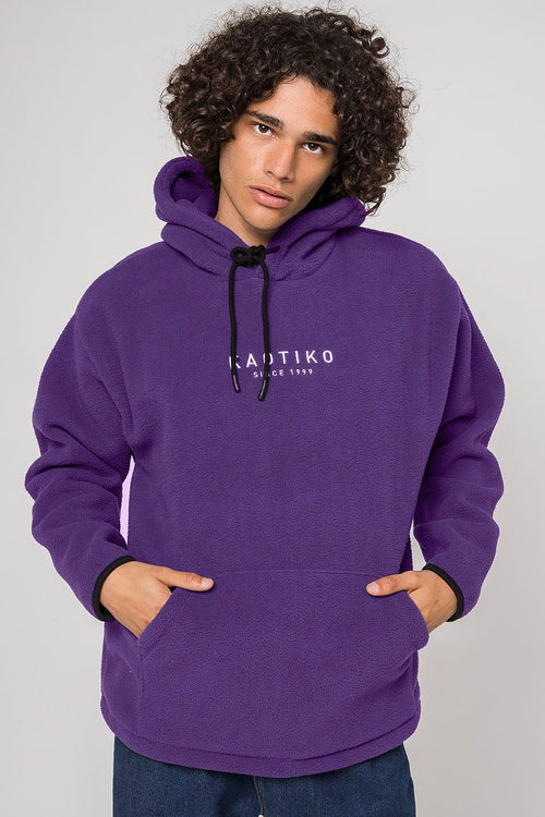 Lilac Fleece Hooded Sweatshirt