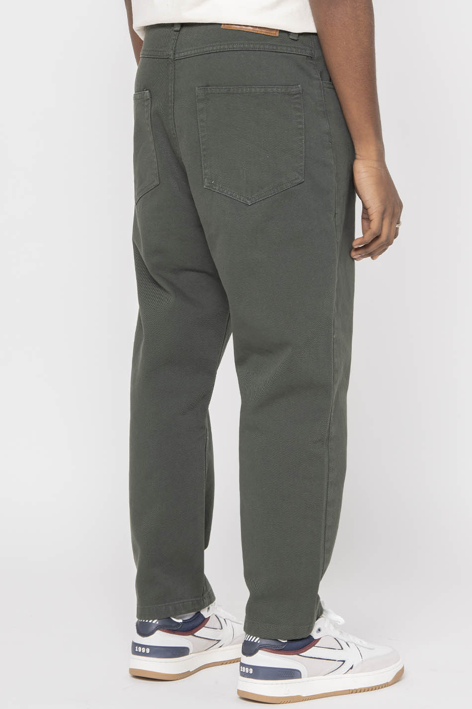 Pantalon Regular Cropped Dark Army