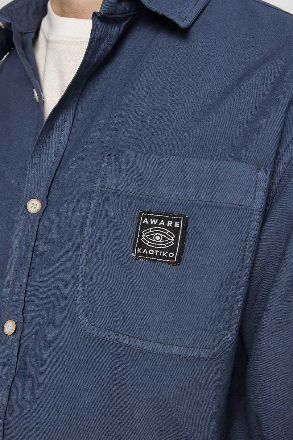 Blue Roger Washed Shirt