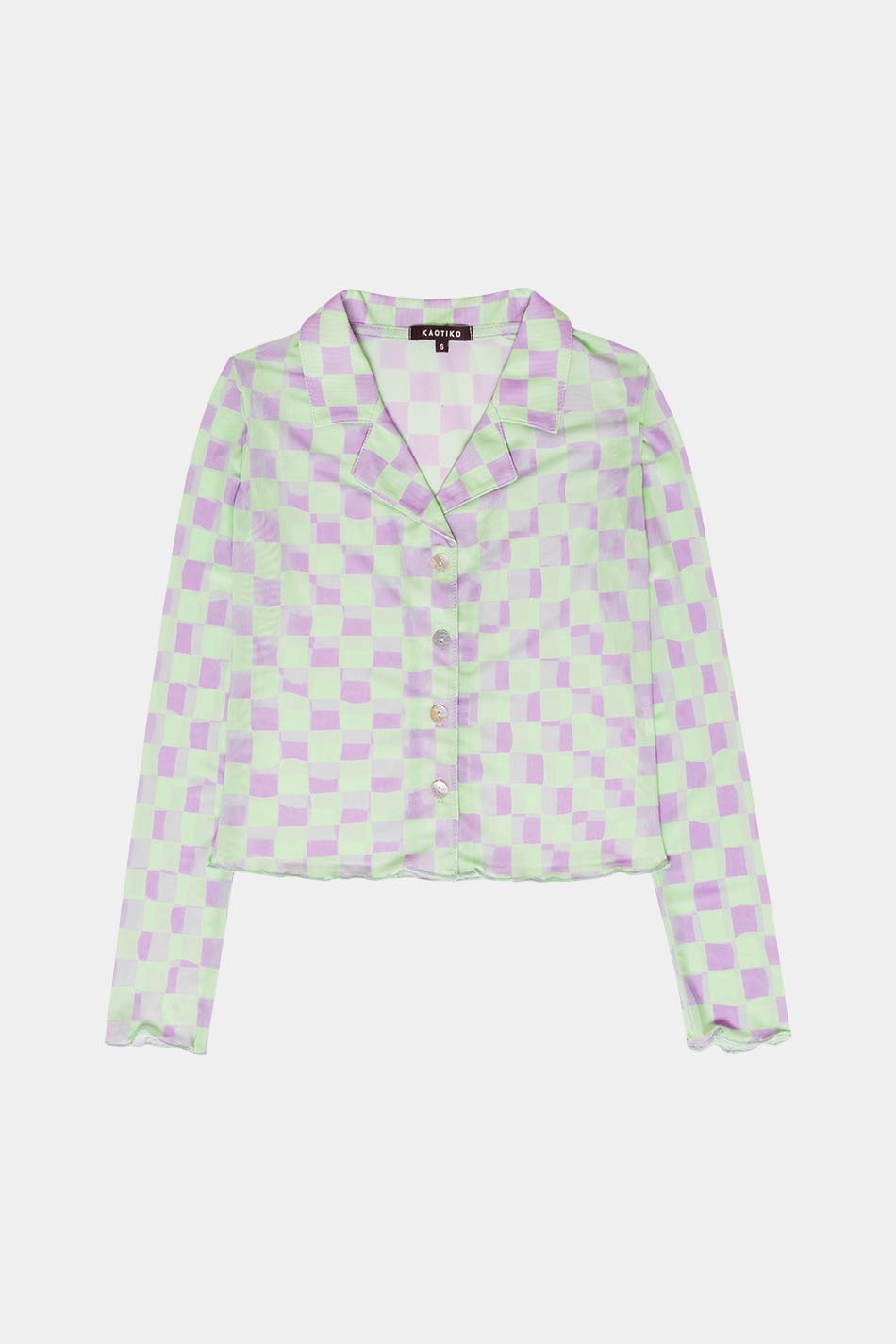 Tulle Check Shirt