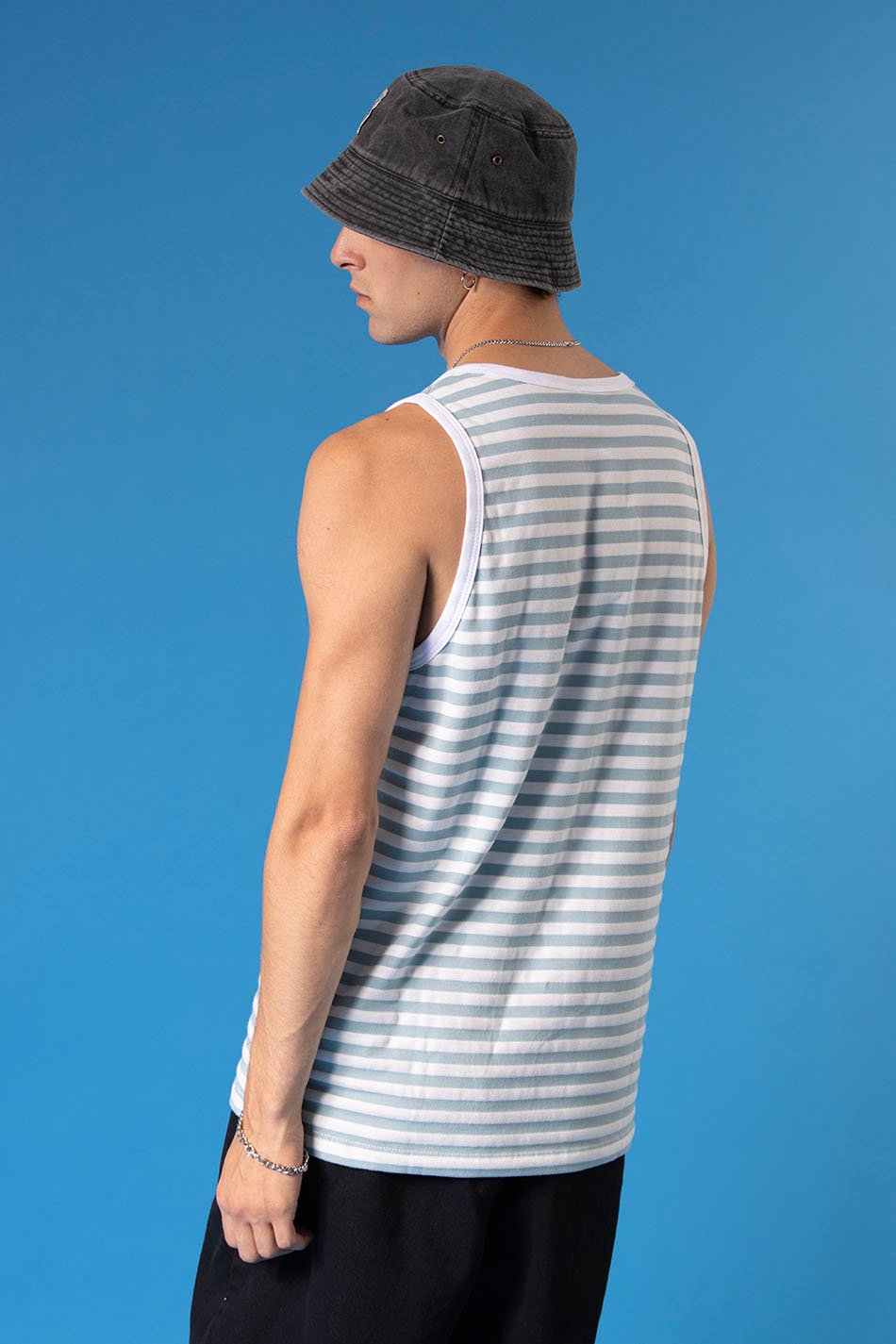 Stripes Heart Tank T-Shirt