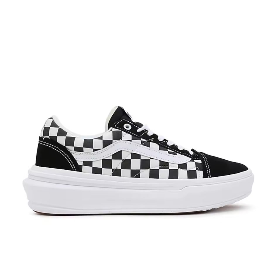 Baskets Vans Old Skool Overt Checkerboard Noir