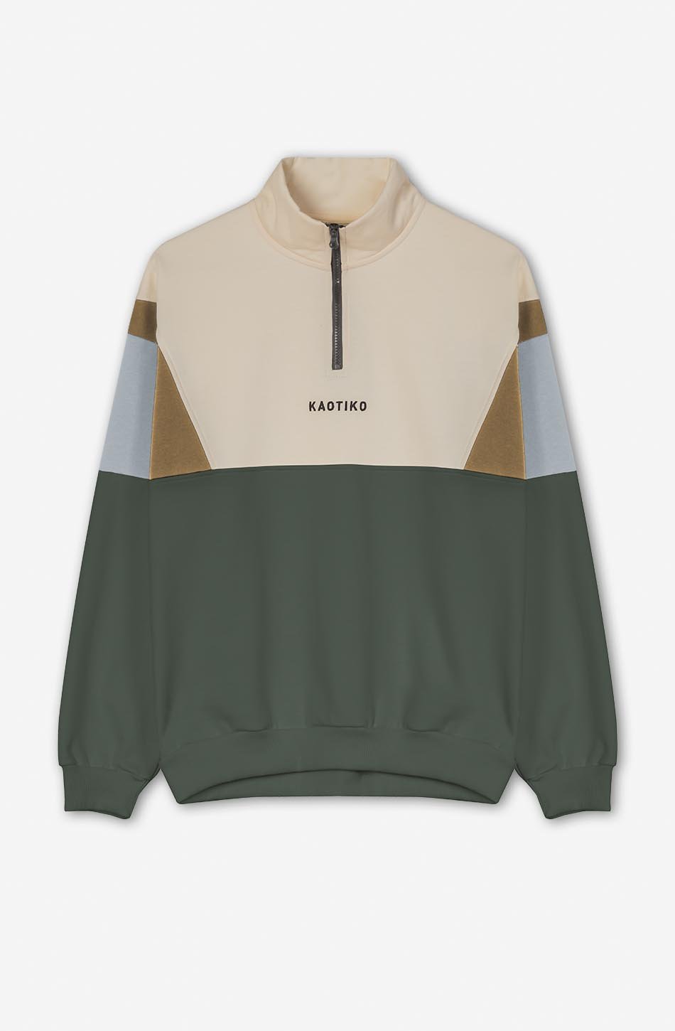 Sweat-shirt Arthur Army / Bone/ Sand/ Baby Blue