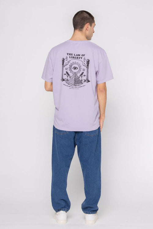 Mauve Liberty Washed T-shirt