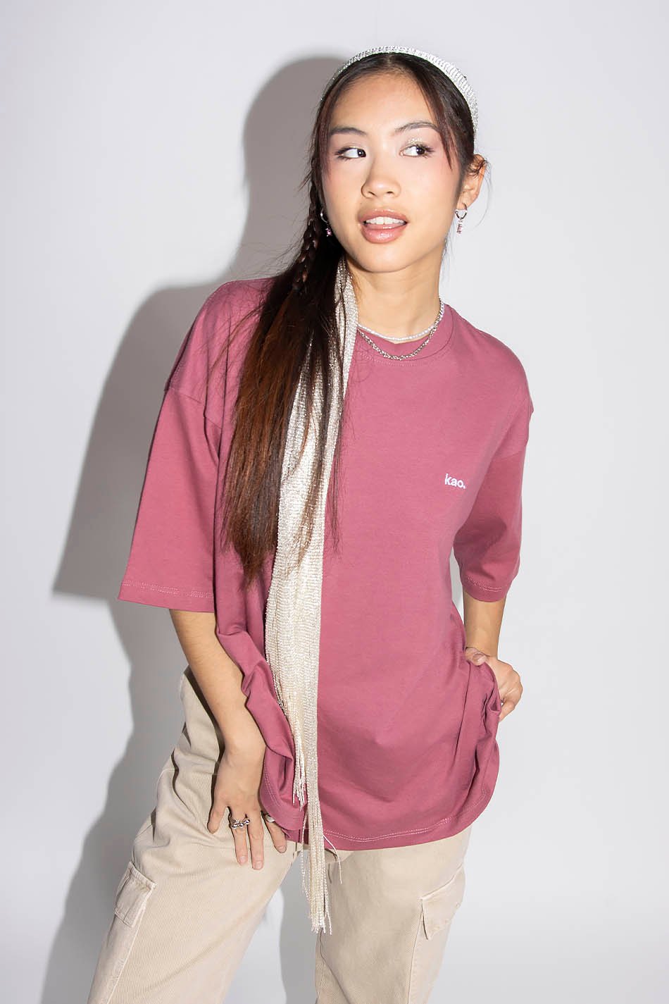 Tee-shirt Calvin Burgundy