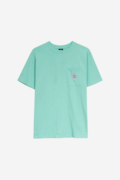 Tee-shirt Pocket Flower Society Sea Green