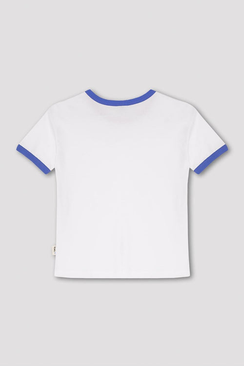 Camiseta Rolling White / Royal