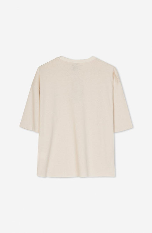 Calvin Cropped Organic Cotton T-shirt