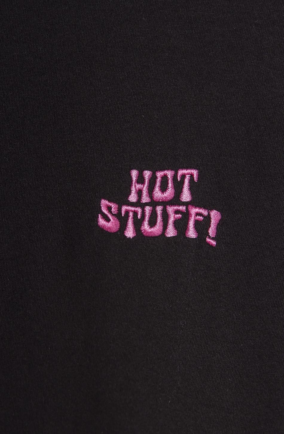 Hot Stuff Heart T-Shirt in Schwarz