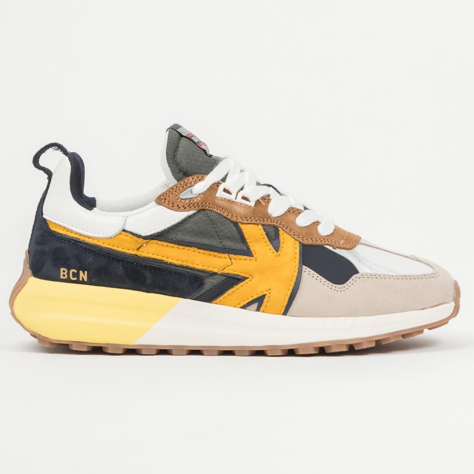 Sneakers Kaotiko Vancouver Mix Stone / Spectra Yellow