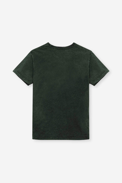 T-shirt Washed Pomerania Dark Green