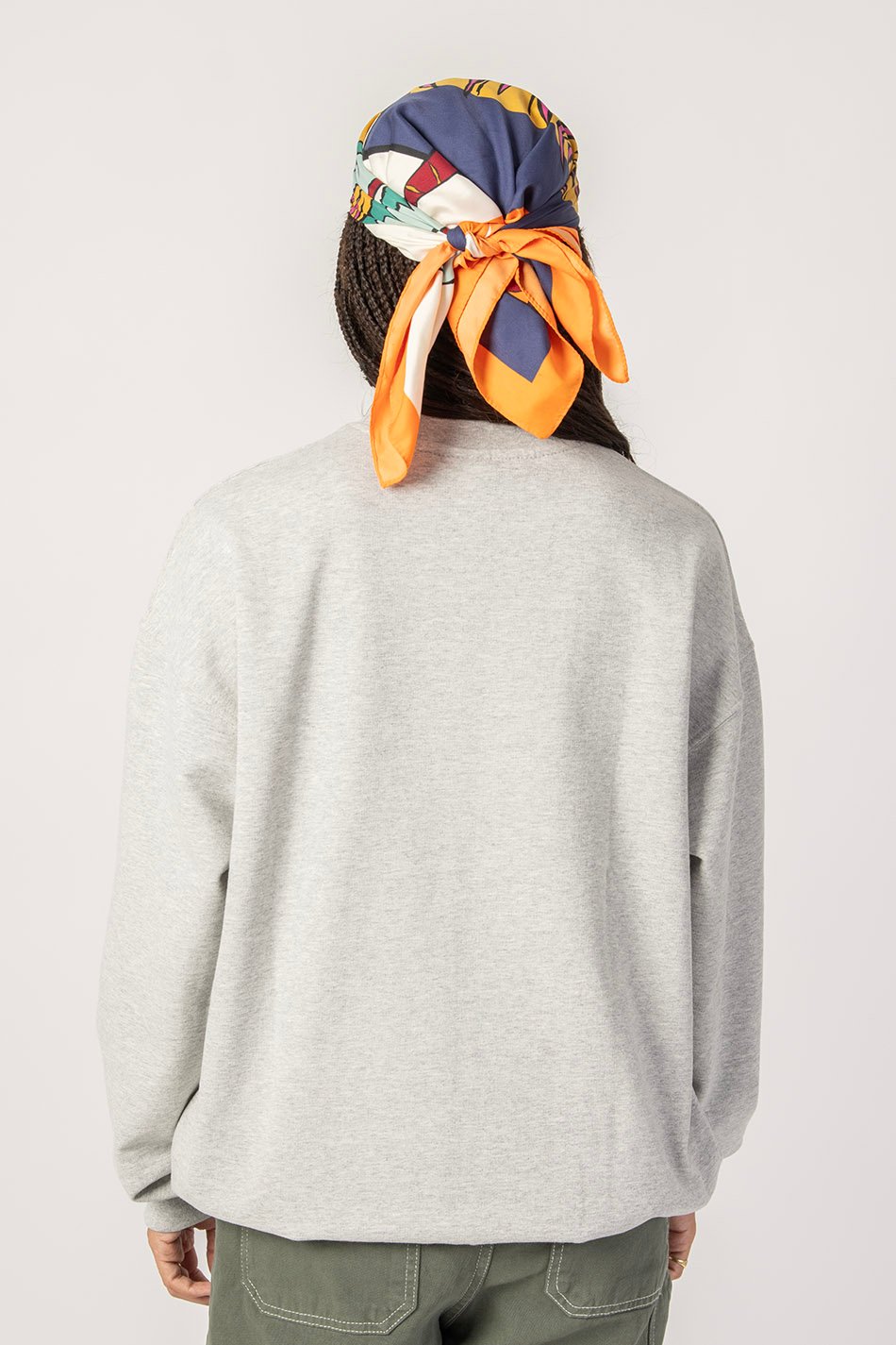 Sweat Fleurs Grey