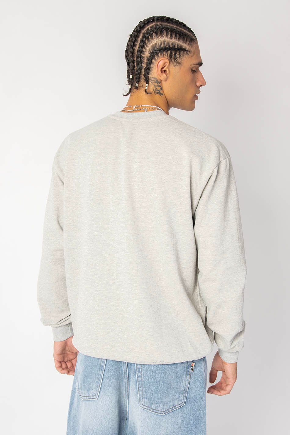 Sweat Fleurs Grey