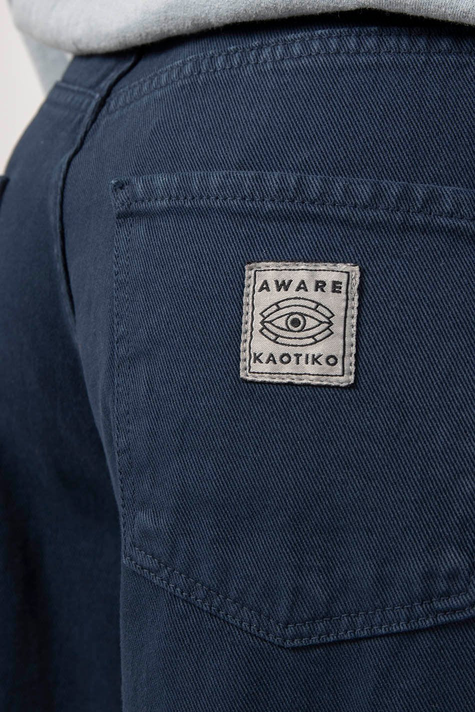 Pantalon Straight Cargo Navy