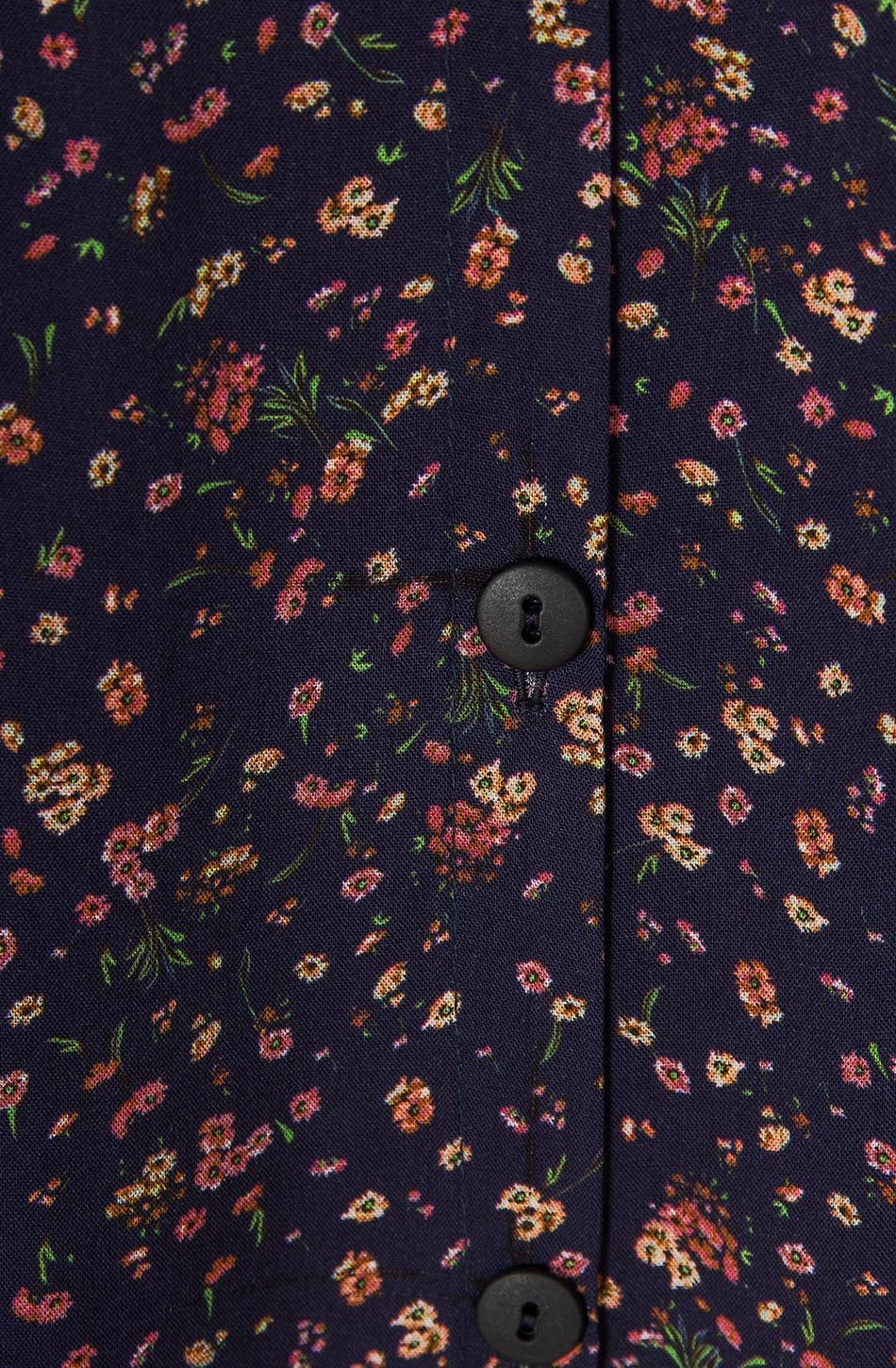 Jupe Midi Navy / Pink Flowers