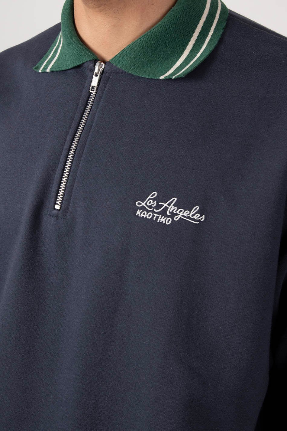 Sweat-shirt Los Angeles Navy/ Green