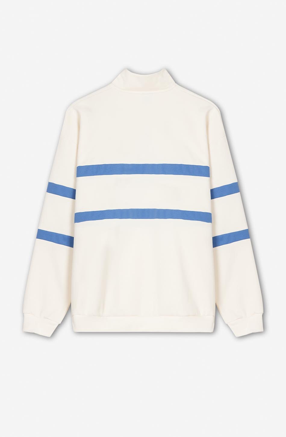 Sweat-shirt Berwin Ivory / Blue Ink