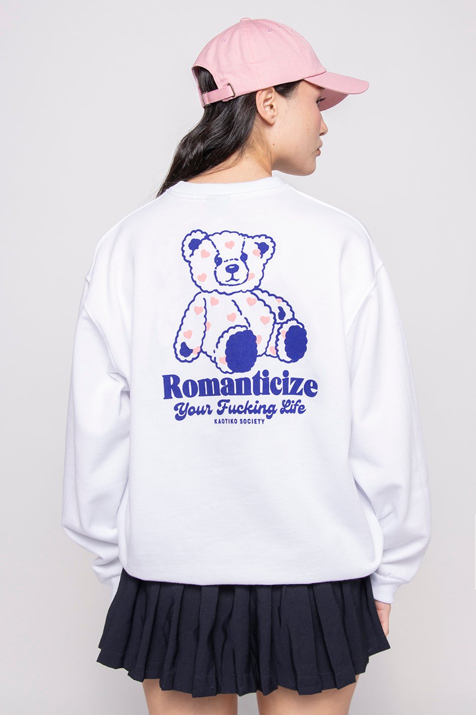 White Loving Bear Sweatshirt