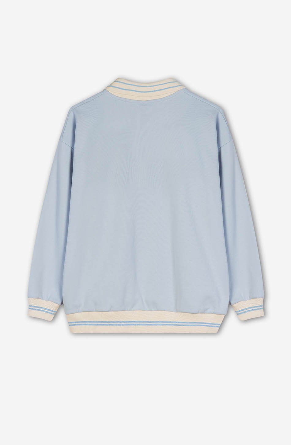 Sweat-shirt Lucas Buttons Baby Blue