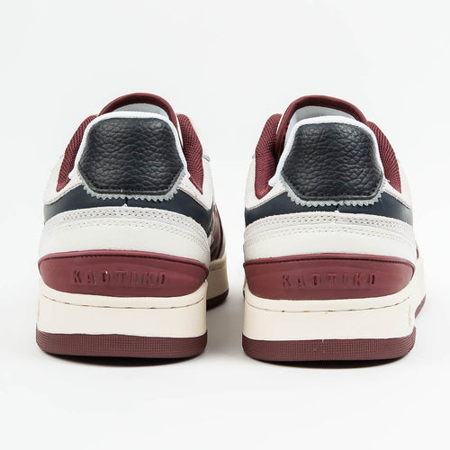 Baskets Kaotiko Boston Piping Off White / Burgundy