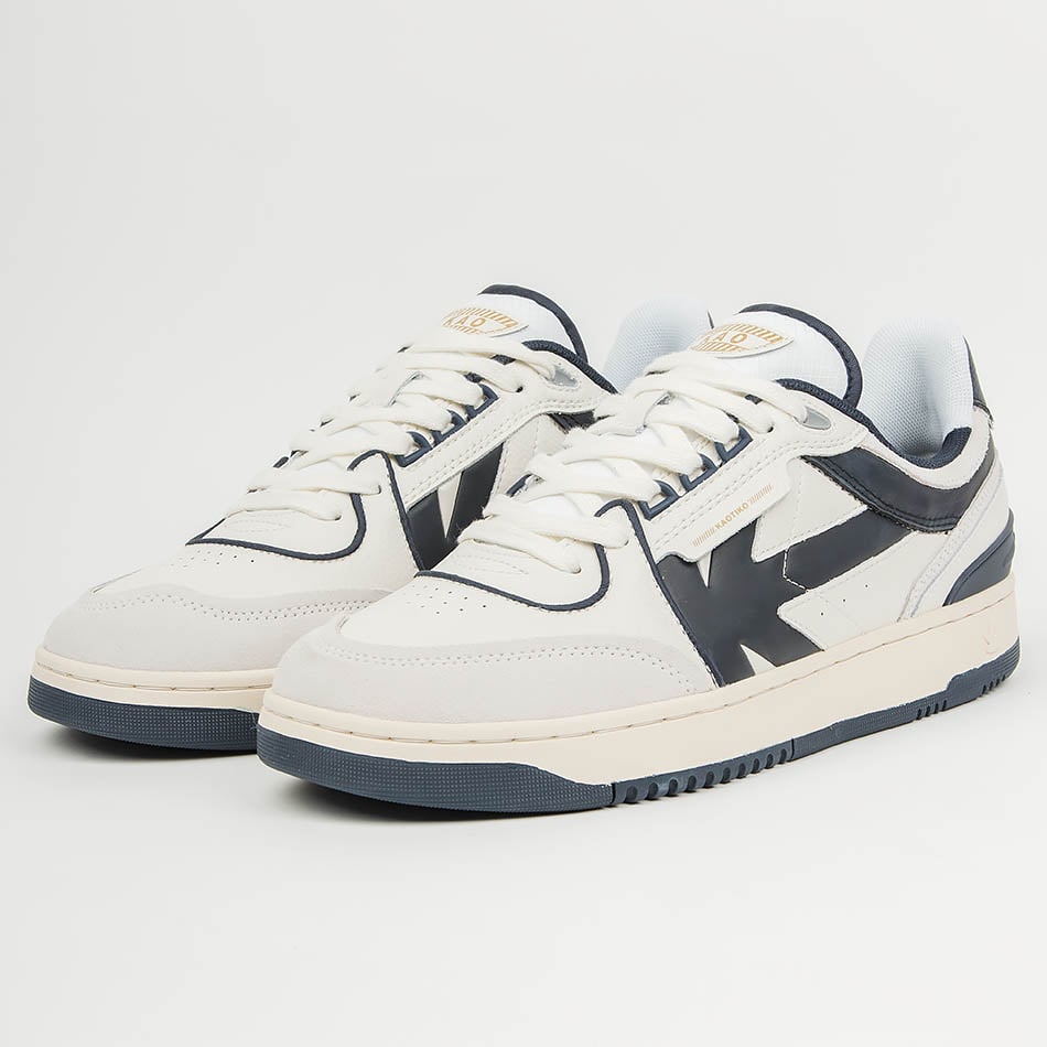 Kaotiko Boston Piping Off White/Navy Sneakers