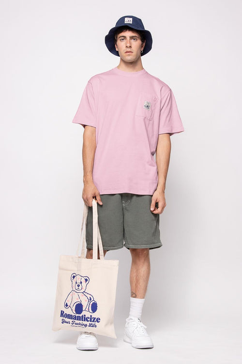 Tee-shirt Pocket Loving Bear Gum Pink
