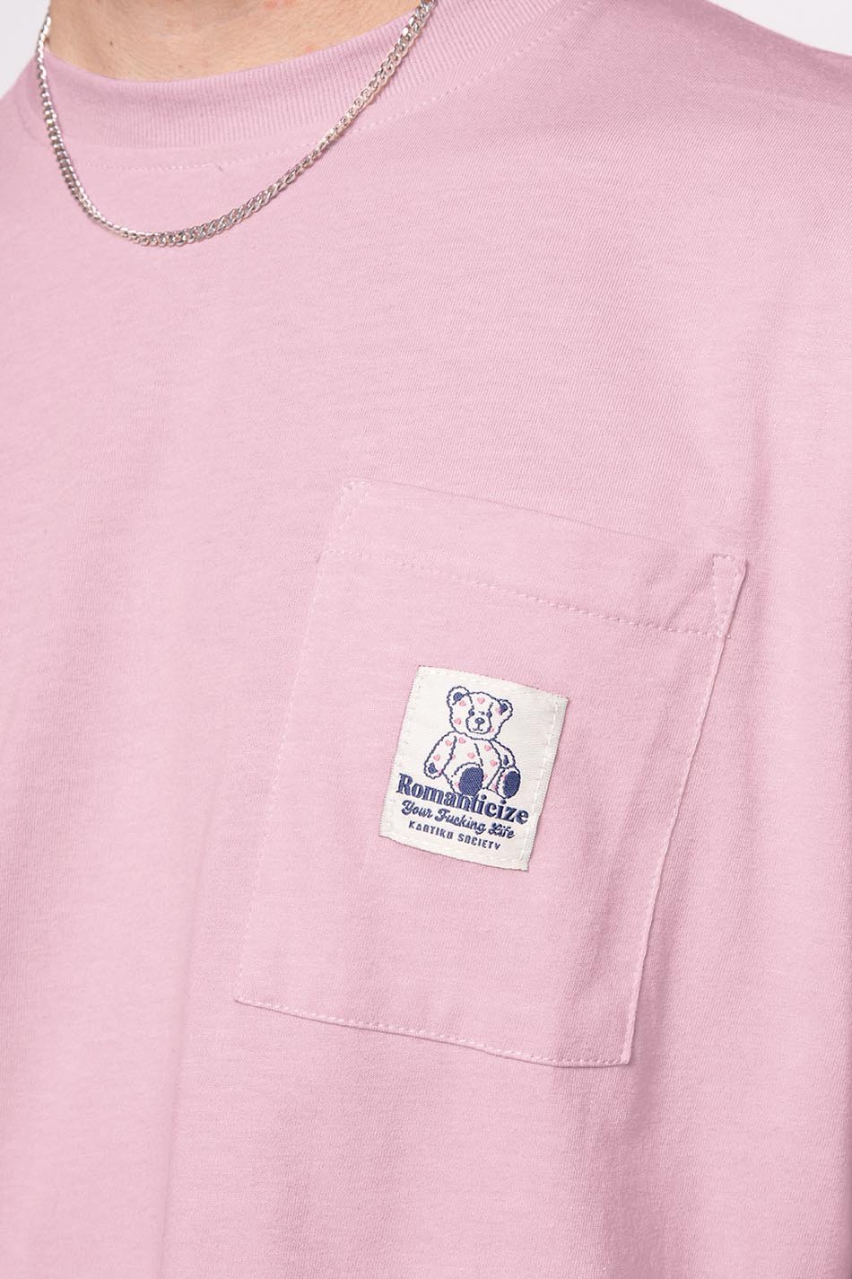 T-shirt Pocket Loving Bear Gum Pink