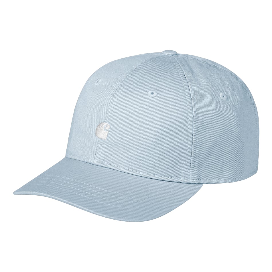 Casquette Carhartt WIP Madison Bleu Givré/ Blanc