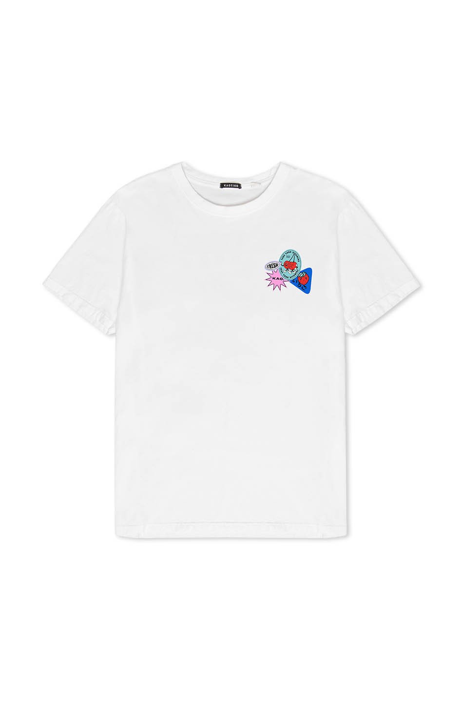 T-shirt Washed Fresh White