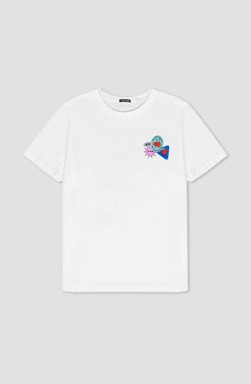 T-Shirt Washed Fresh White