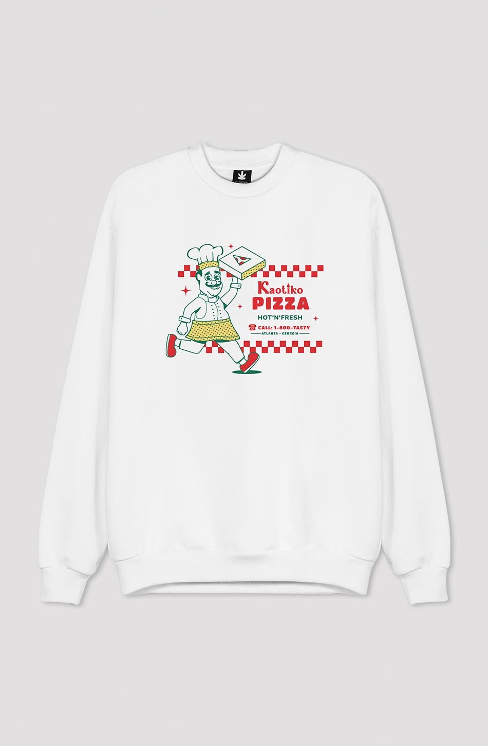 Sudadera Hot Pizza White