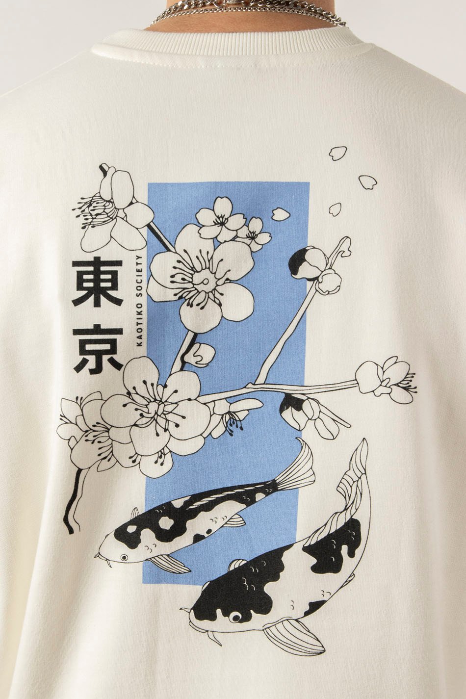 Sweat-shirt Koi Ivory