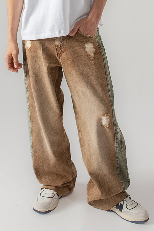 Tusa Washed Army/Brown Pants