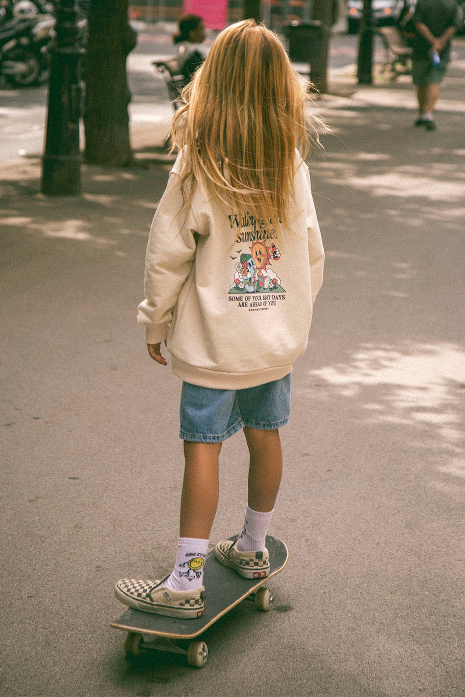 Walking On Sunshine Sweatshirt ivoire