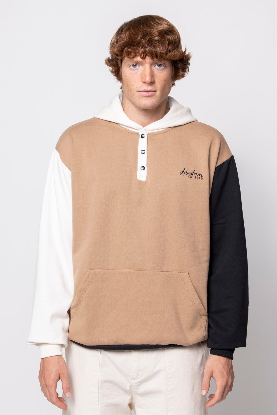 Sudadera Kael Black/ Sand